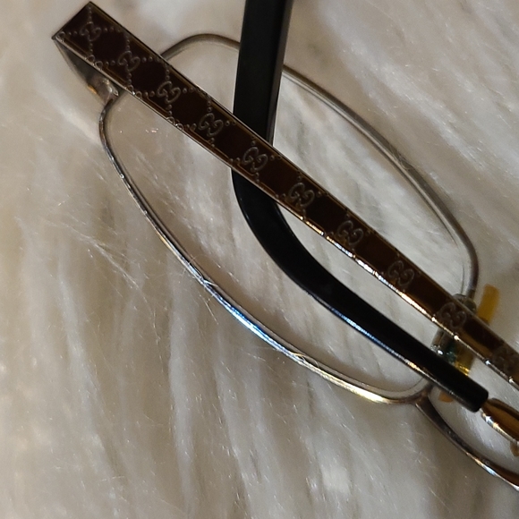 Gucci Metal Monogram Glasses Frame - Picture 5 of 11